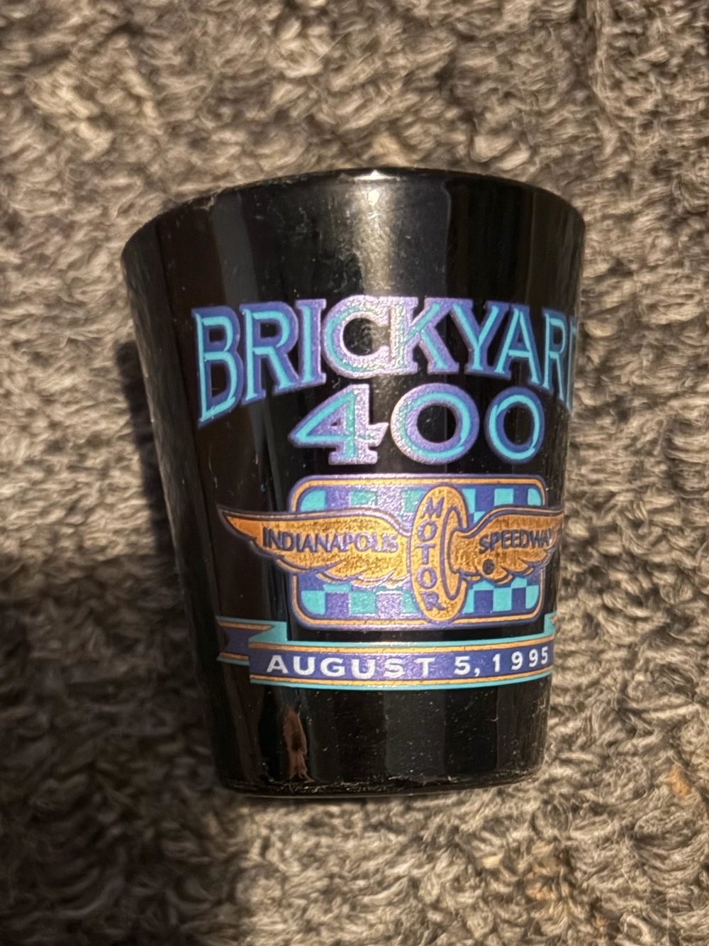 Brickyard 400 Indianapolis Motor Speedway Shot Glass August 5, 1995